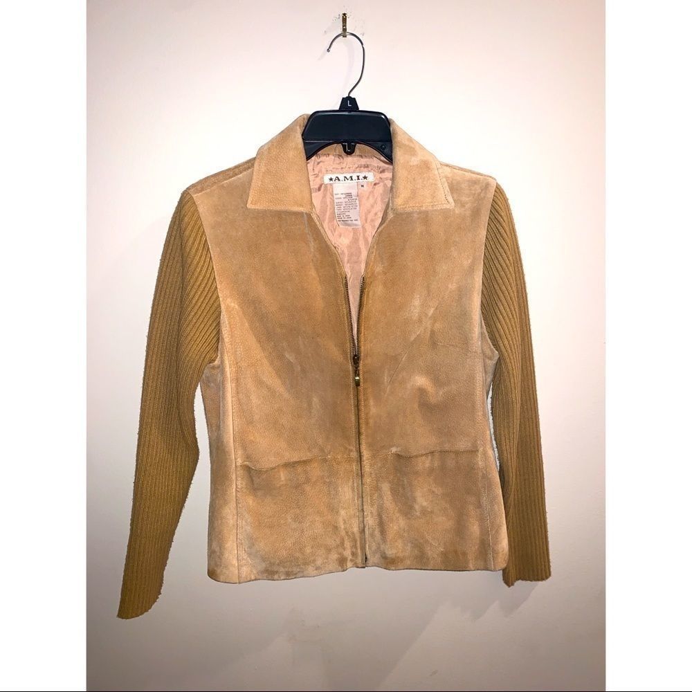 Vintage a.m.i. Leather suede jacket